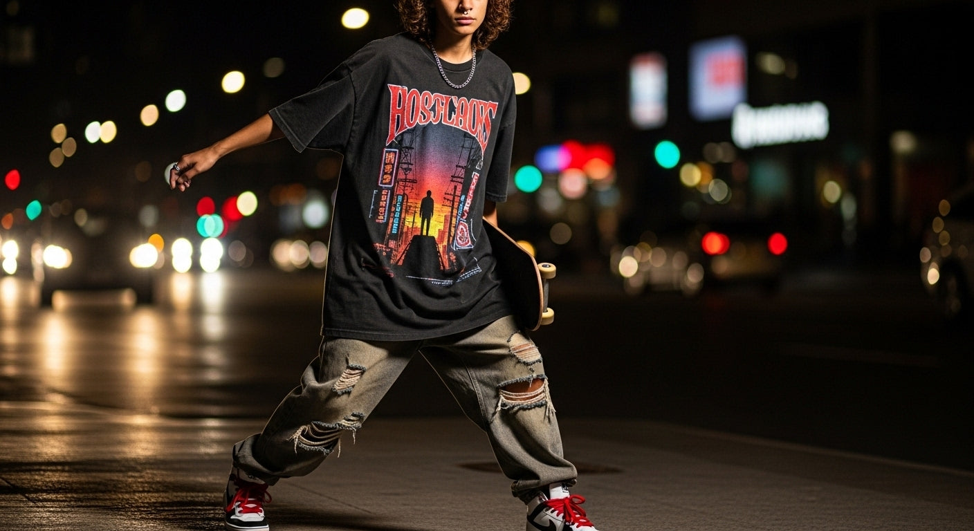 UrbanEdge Oversized Street Tee – Authentic, Premium Comfort & Bold Streetwear Style