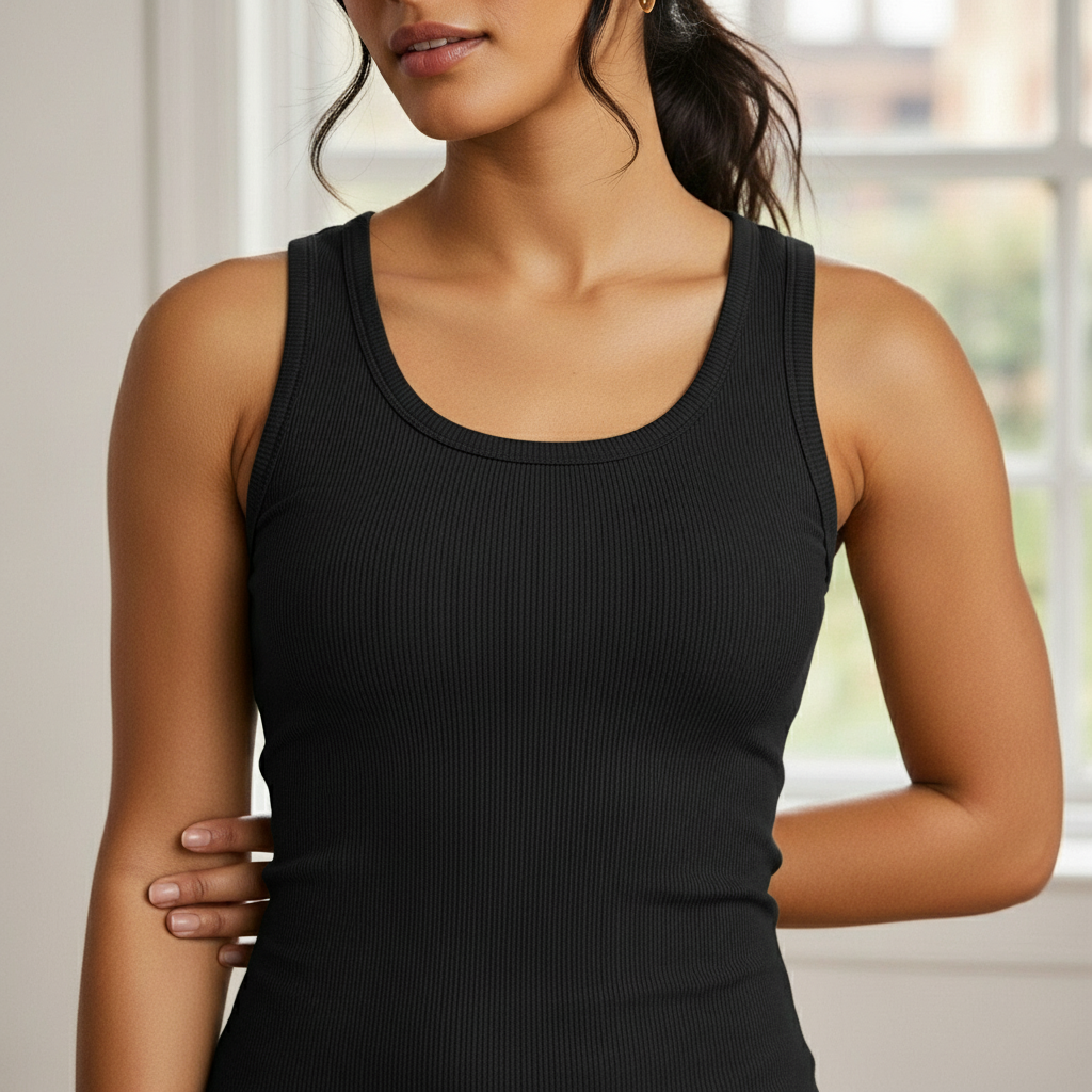 UrbanEdge Ribbed Tank – Authentic, Stylish & Comfortable Streetwear Essential