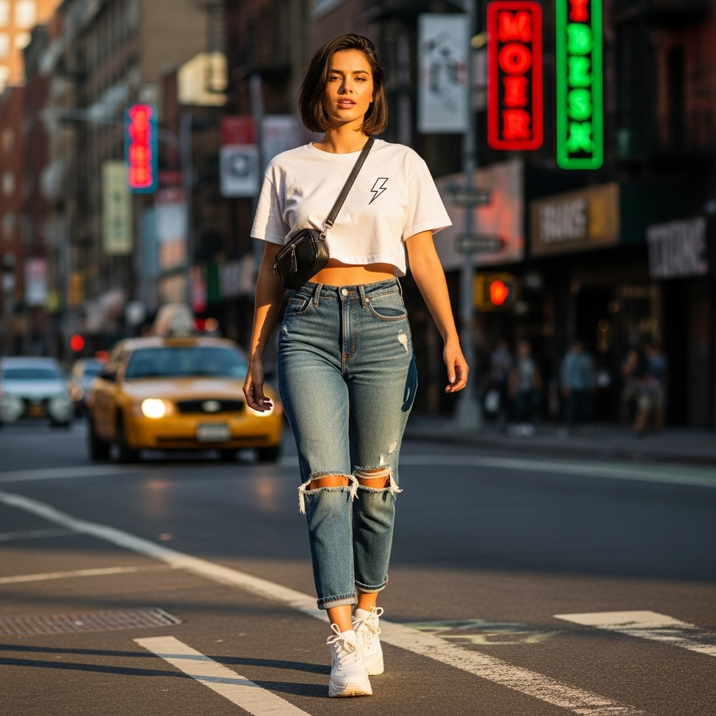 UrbanEdge Street Crop Tee – Authentic, Trendy & Comfortable Streetwear